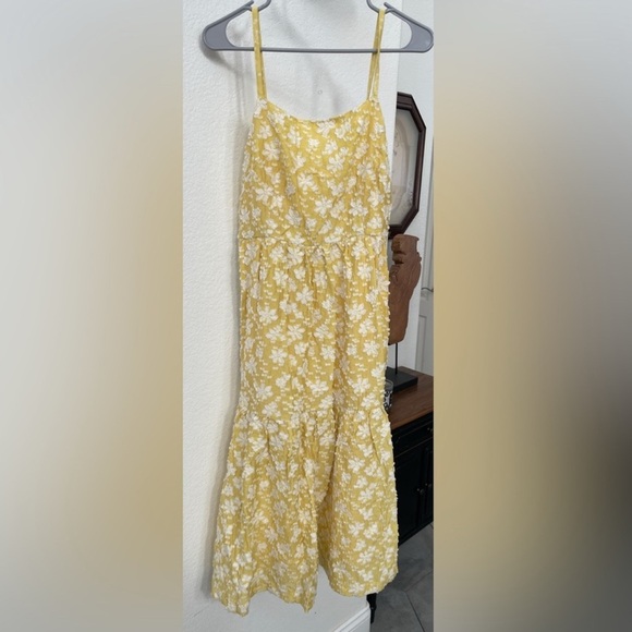 Nwot Anthropologie Maeve Rhonda Textured Midi Dress - Picture 6 of 6